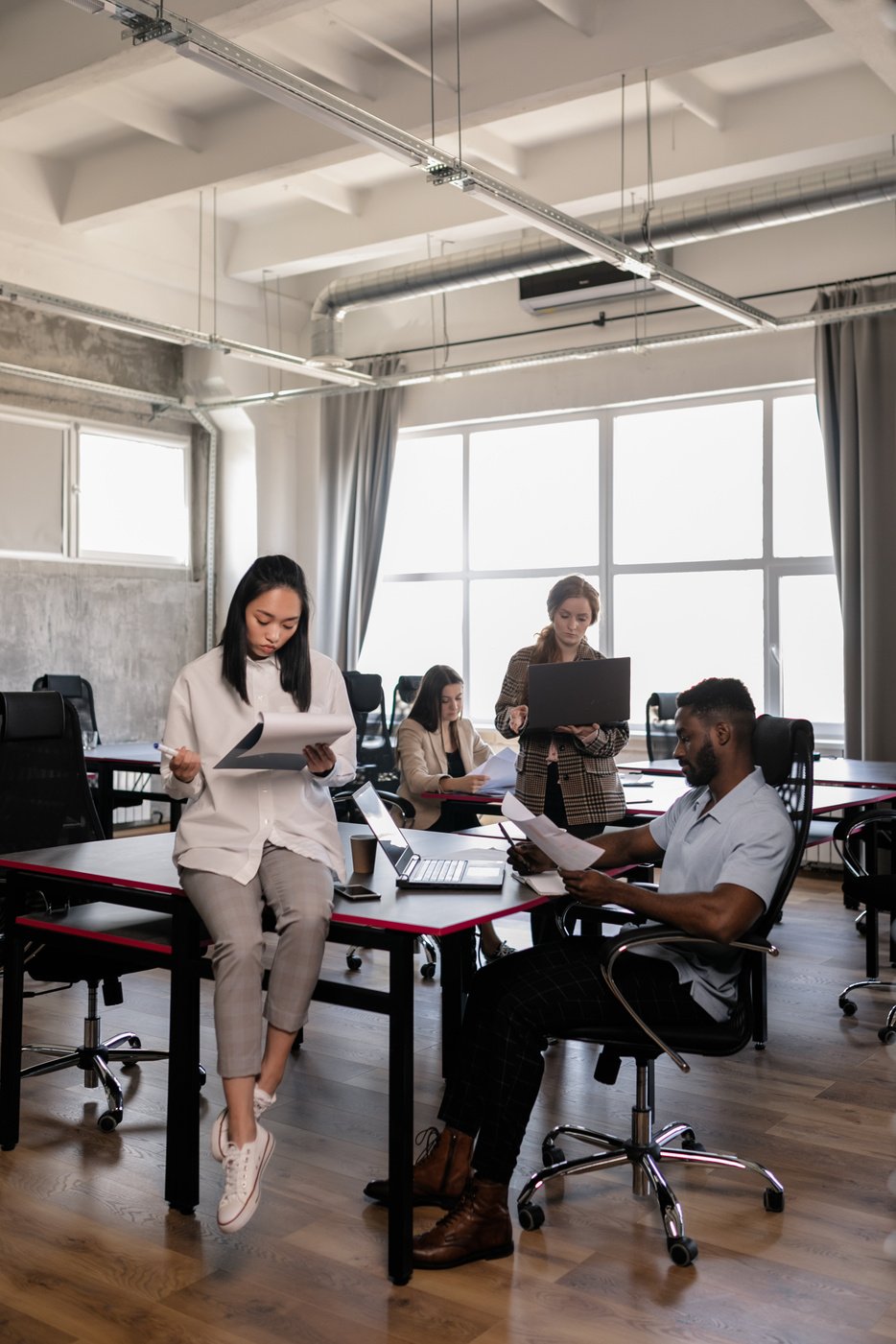 People Working in an Office
